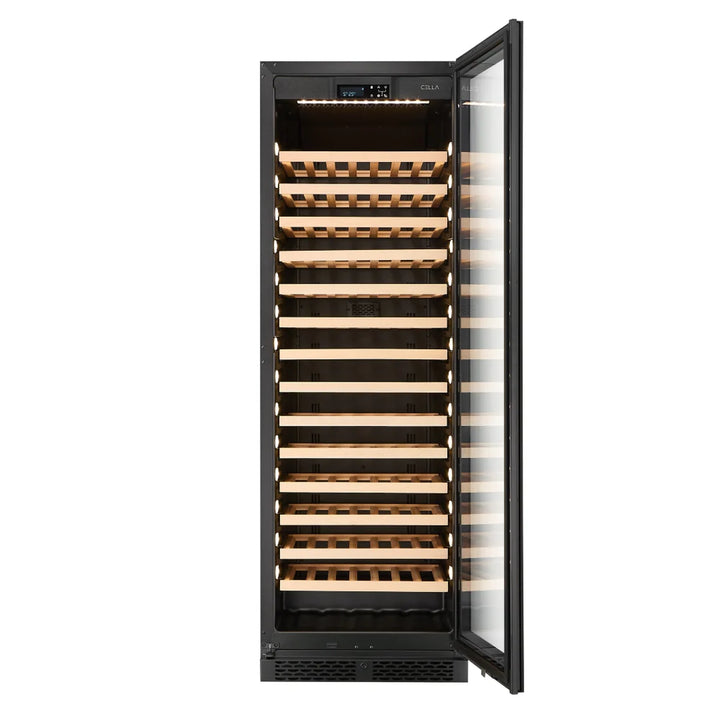 WINE CELLA - FWS122S-BLACK - 110 Bottle Wine Fridge