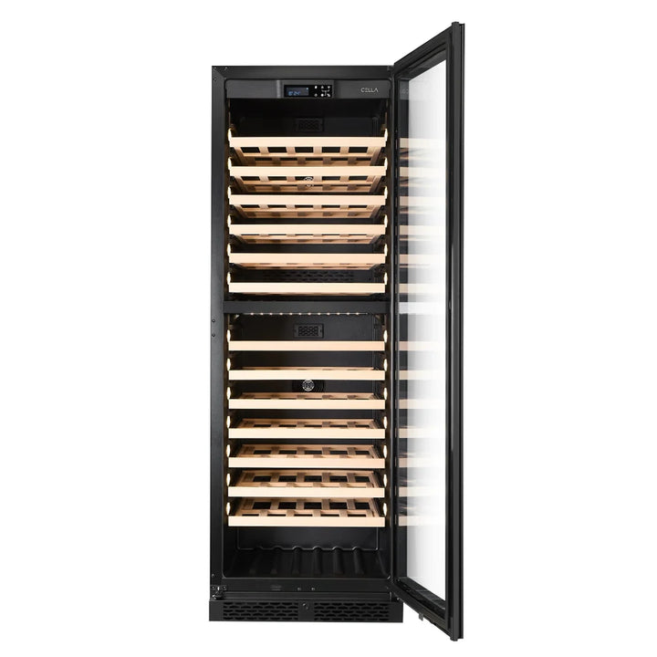 WINE CELLA - FWS154D-BLACK - 154 Bottle Wine Fridge