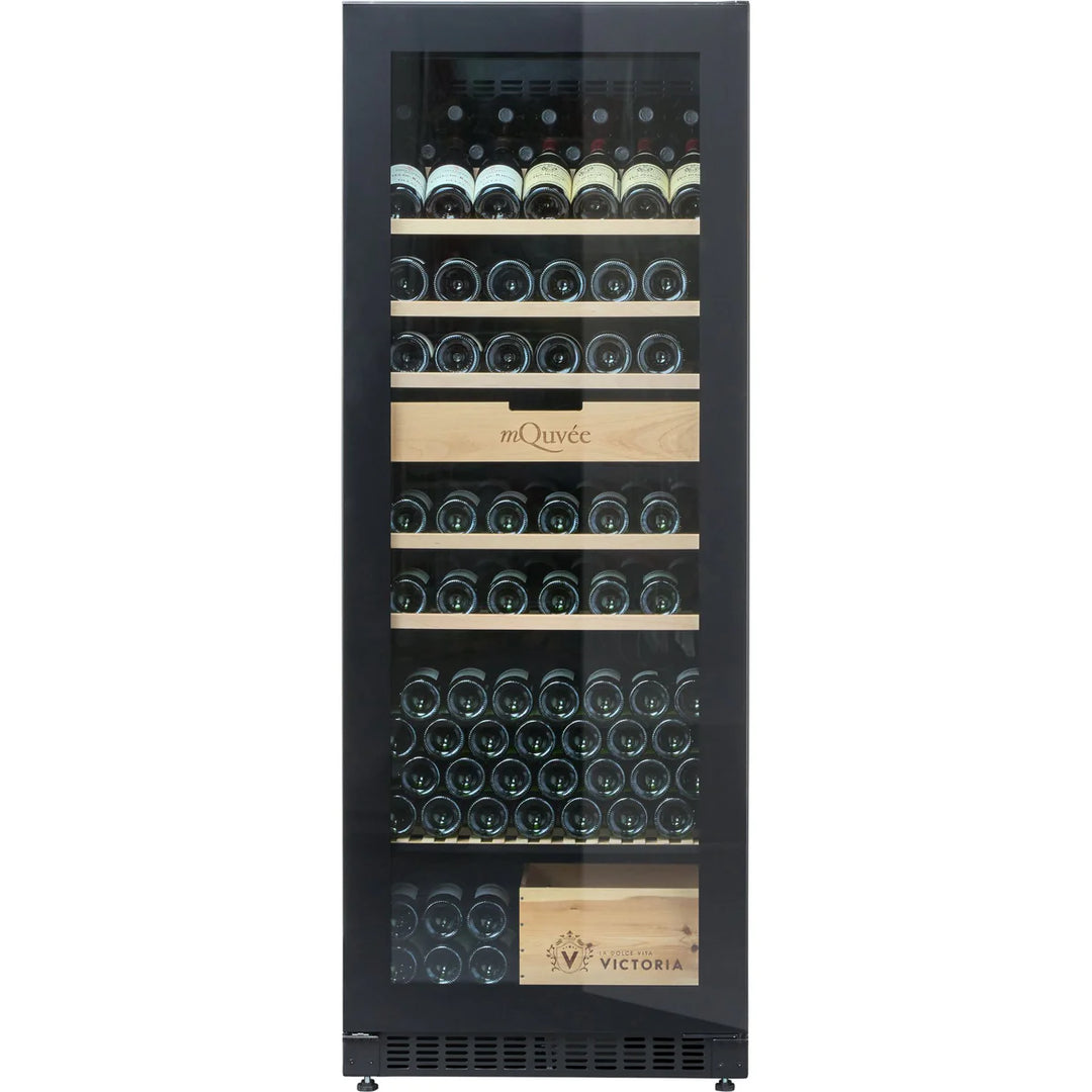 mQuvée Velvet 220 Glass - Single Zone 273 Bottles - Tall Wine Cabinet