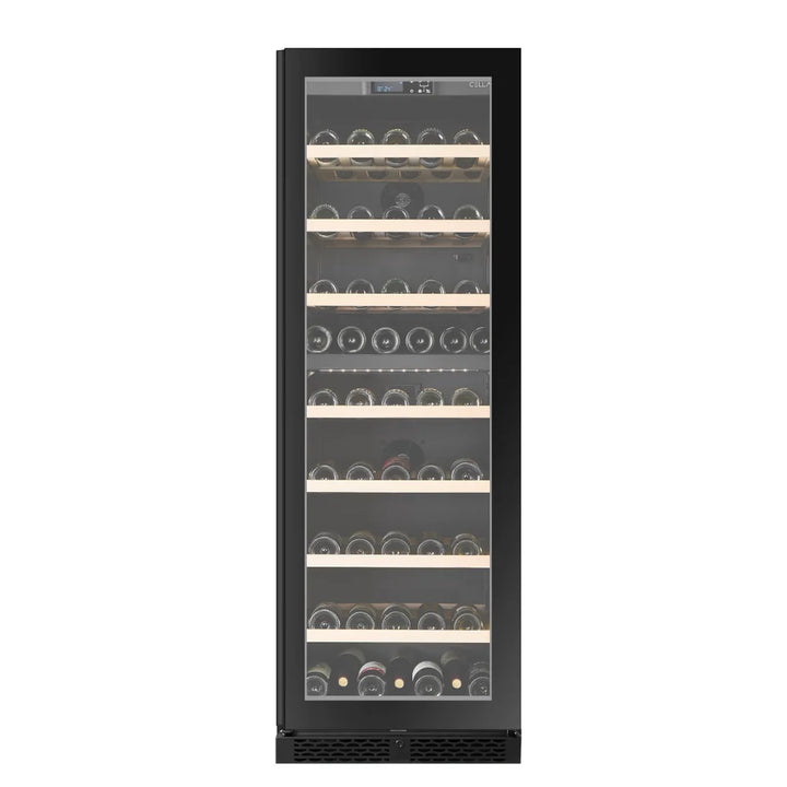 WINE CELLA - W154D-BLACK - 154 Bottle Wine Fridge