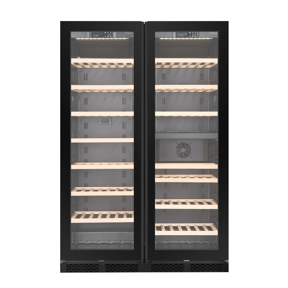 WINE CELLA - WFS163SD-BLACK - Wine Cooler Combination