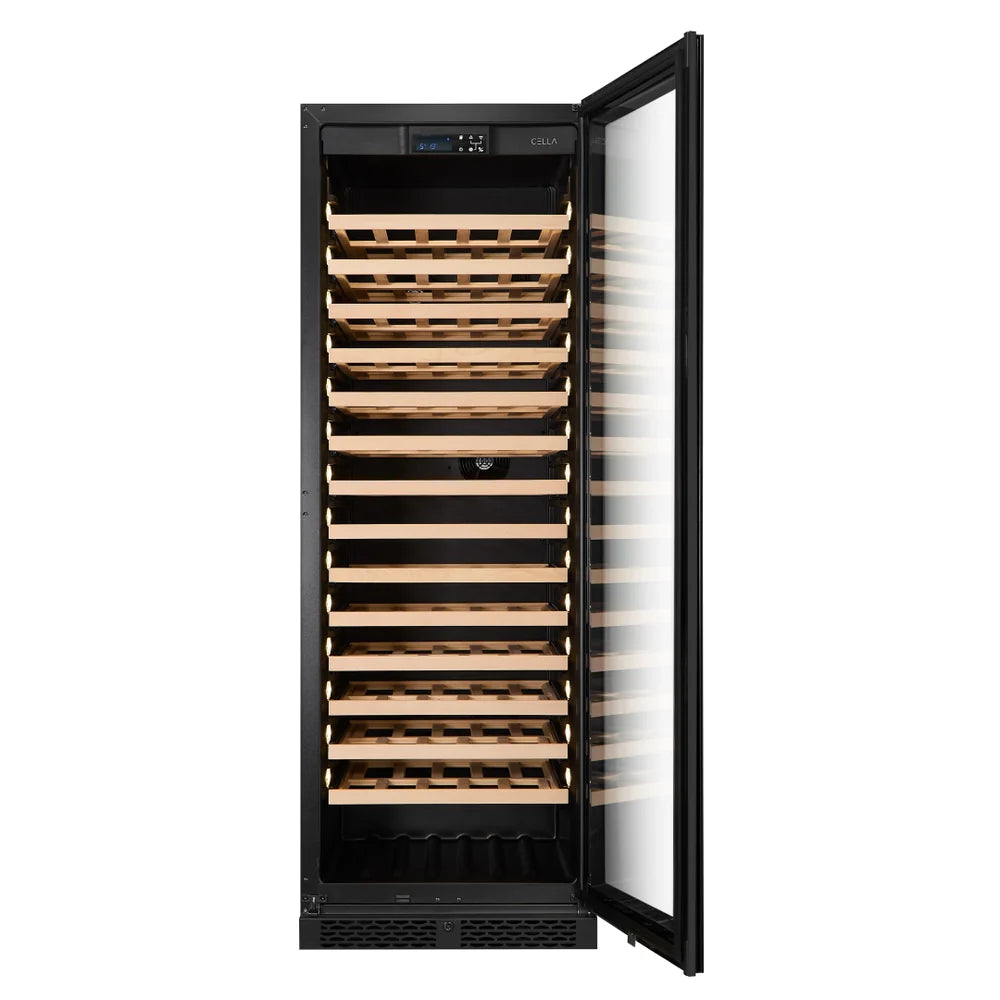 WINE CELLA - FWS163S-BLACK - 161 Bottle Wine Fridge