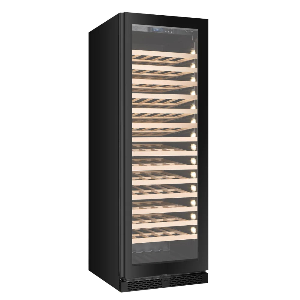 WINE CELLA - FWS163S-BLACK - 161 Bottle Wine Fridge