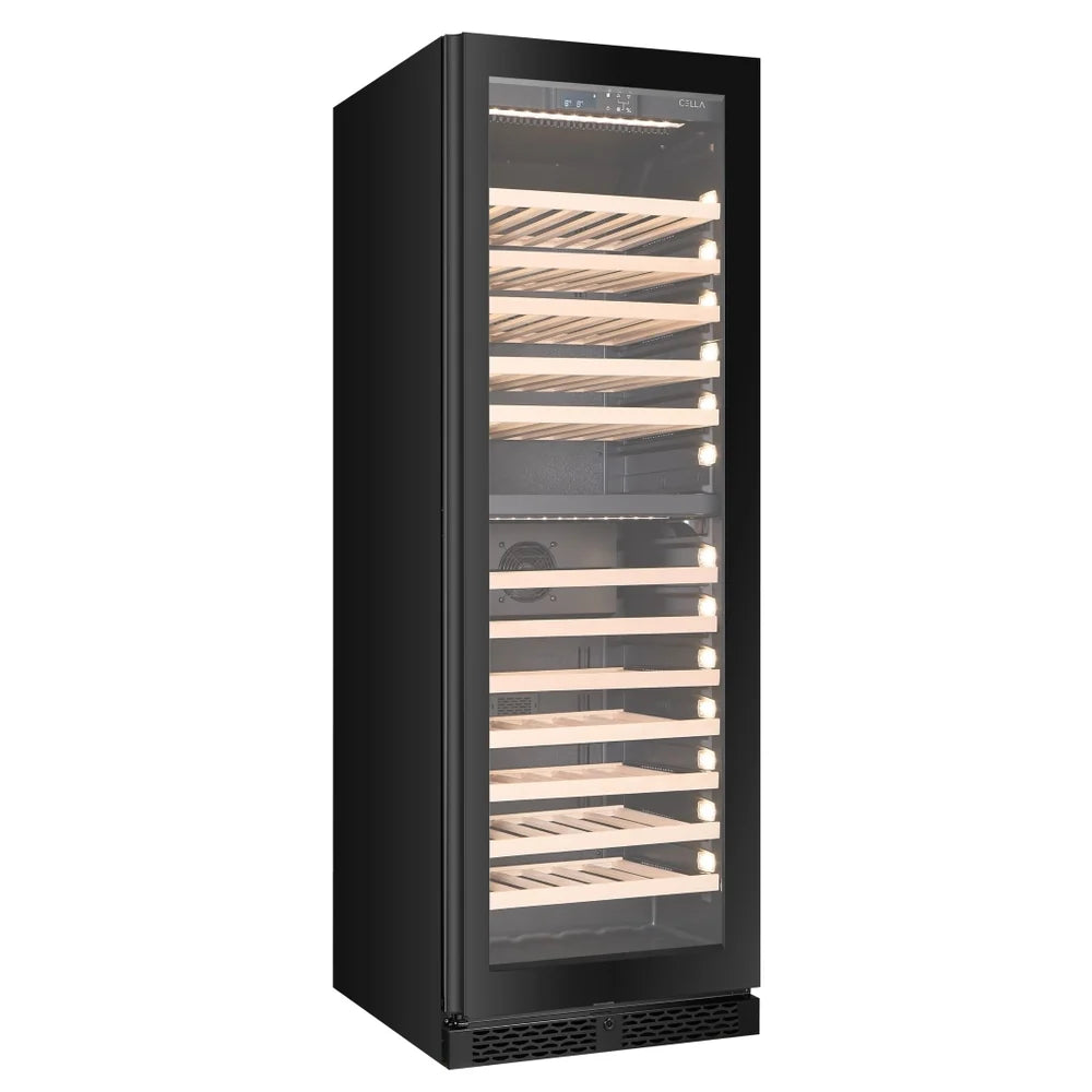 WINE CELLA - FWS93D-BLACK - 101 Bottle Wine Fridge