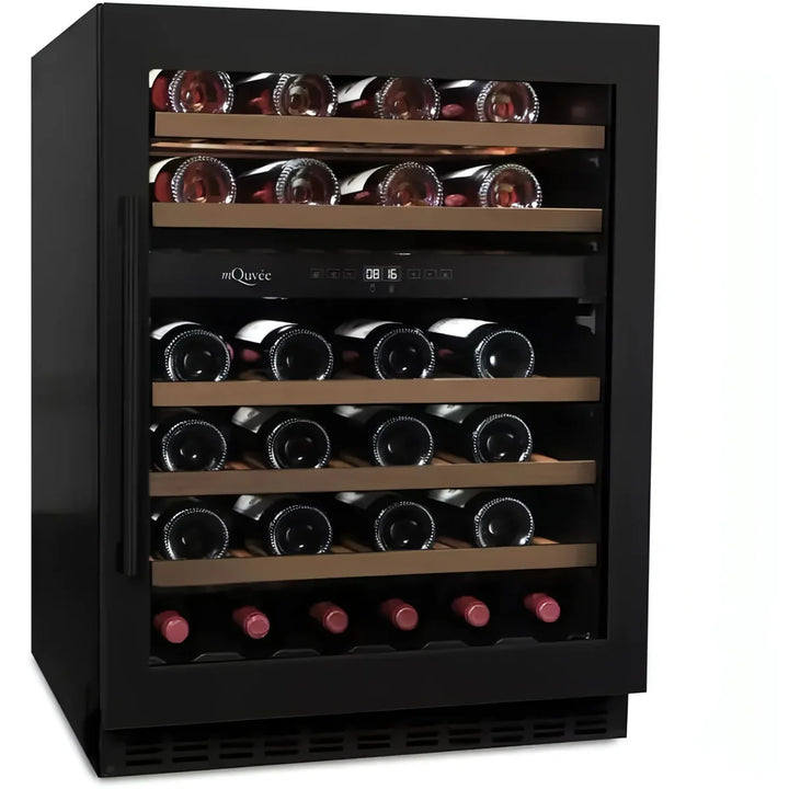 mQuvée - 600mm - Undercounter Wine Fridge - WineCave 780 60D Anthracite Black