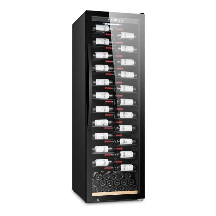 mQuvée - Wine Expert 192 - Single Zone Freestanding Wine Cooler - Fullglass Black Label View