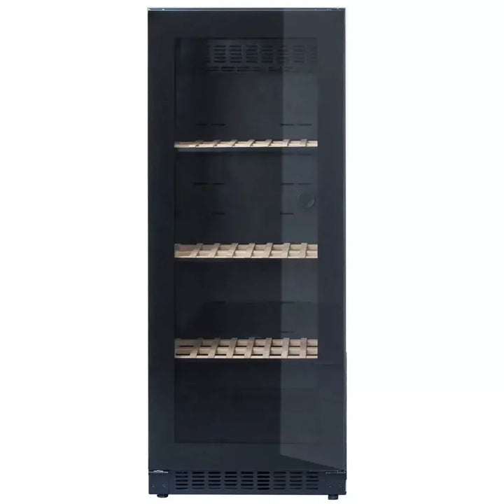 mQuvée Velvet 100 Glass - 600mm - Single Zone - Shallow Depth Tall Wine Cabinet