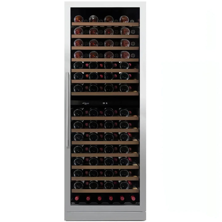 mQuvée WineCave 187 - 115 Bottles - Tall Wine Fridge - Exclusive Stainless Steel