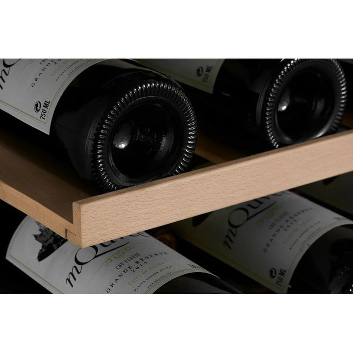 mQuvée WineStore 177 - 126 Bottles - Wine Cabinet - Exclusive Anthracite Black - 15 Shelves