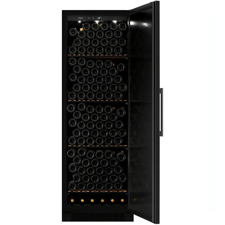 mQuvée WineStore 226 - 226 Bottles - Wine Cabinet - Solid Black