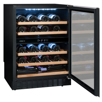 Avintage - 600mm Dual Zone - 50 bottle - Undercounter Wine Cooler - AVU54TXDZA