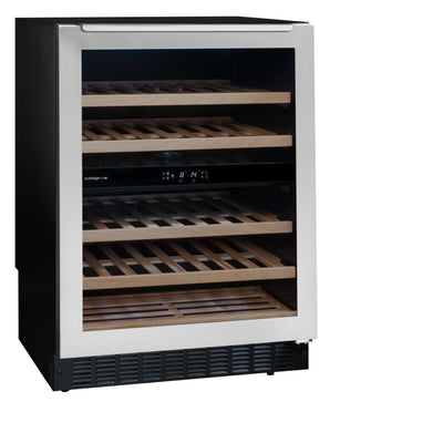 Avintage - 600mm Dual Zone - 50 bottle - Undercounter Wine Cooler - AVU54TXDZA