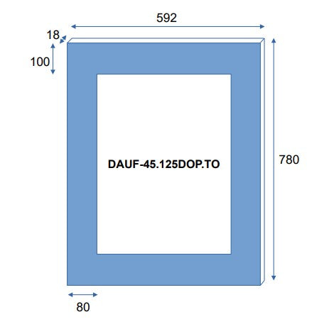 Dunavox FLOW-45 - 600mm Dual Zone - 45 Bottle - Fully Integrated Undercounter Wine Cooler - DAUF-45.125DOP.TO 88cm height