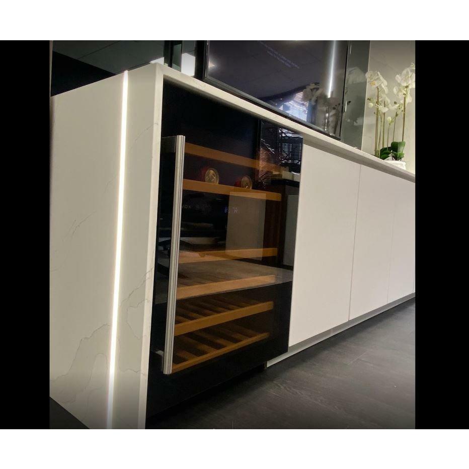 Dunavox FLOW-46D - 600mm Dual Zone - 46 Bottle - Built In Undercounter Wine Fridge - DAUF-46.145DB