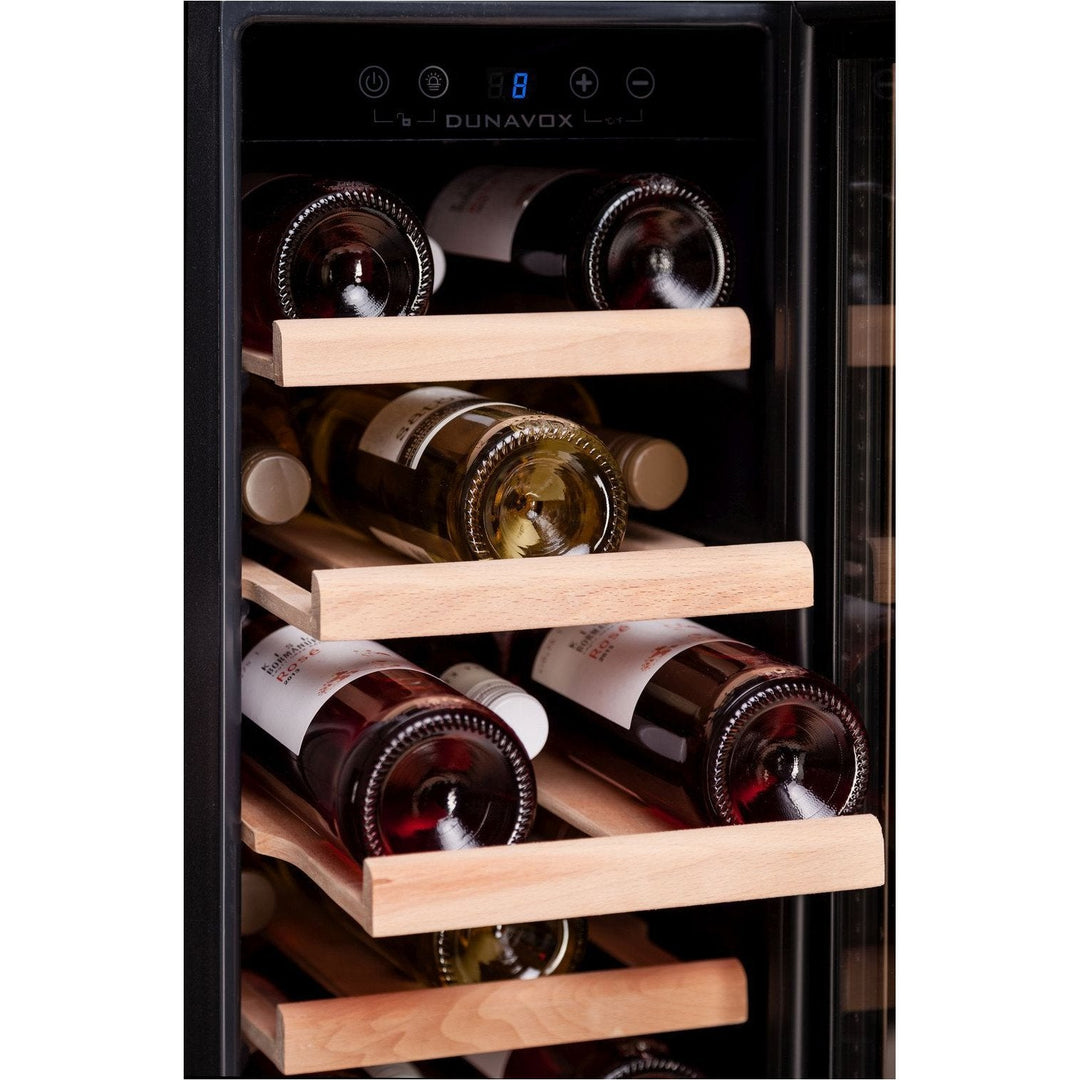 Dunavox - 19 bottle 300mm Built in Wine Cooler DAU-19.58SS Elite Wine Refrigeration