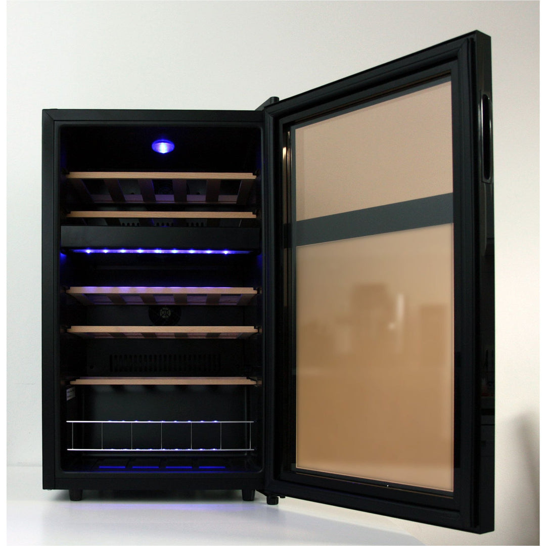 Dunavox HOME-30 - Dual Zone 30 Bottle - Freestanding Wine Cabinet DXFH-30.80