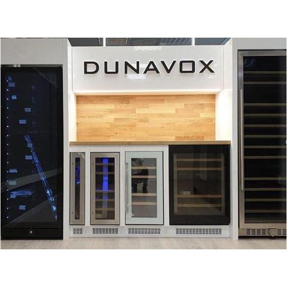 Dunavox FLOW-45 - 600mm Dual Zone - 45 Bottle - Built In Wine Cooler - DAUF-45.125DB.TO 88cm height