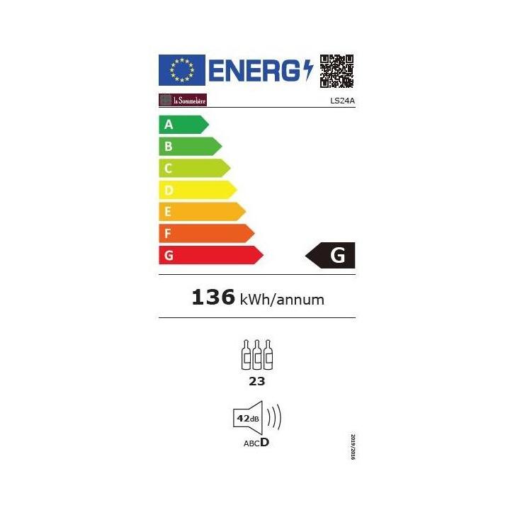 La Sommeliere - 23 Bottle Freestanding Wine Fridge LS24A