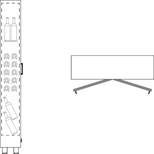 Mod 10 - Built in / Freestanding Wine Wall MD-14 - For Home Use