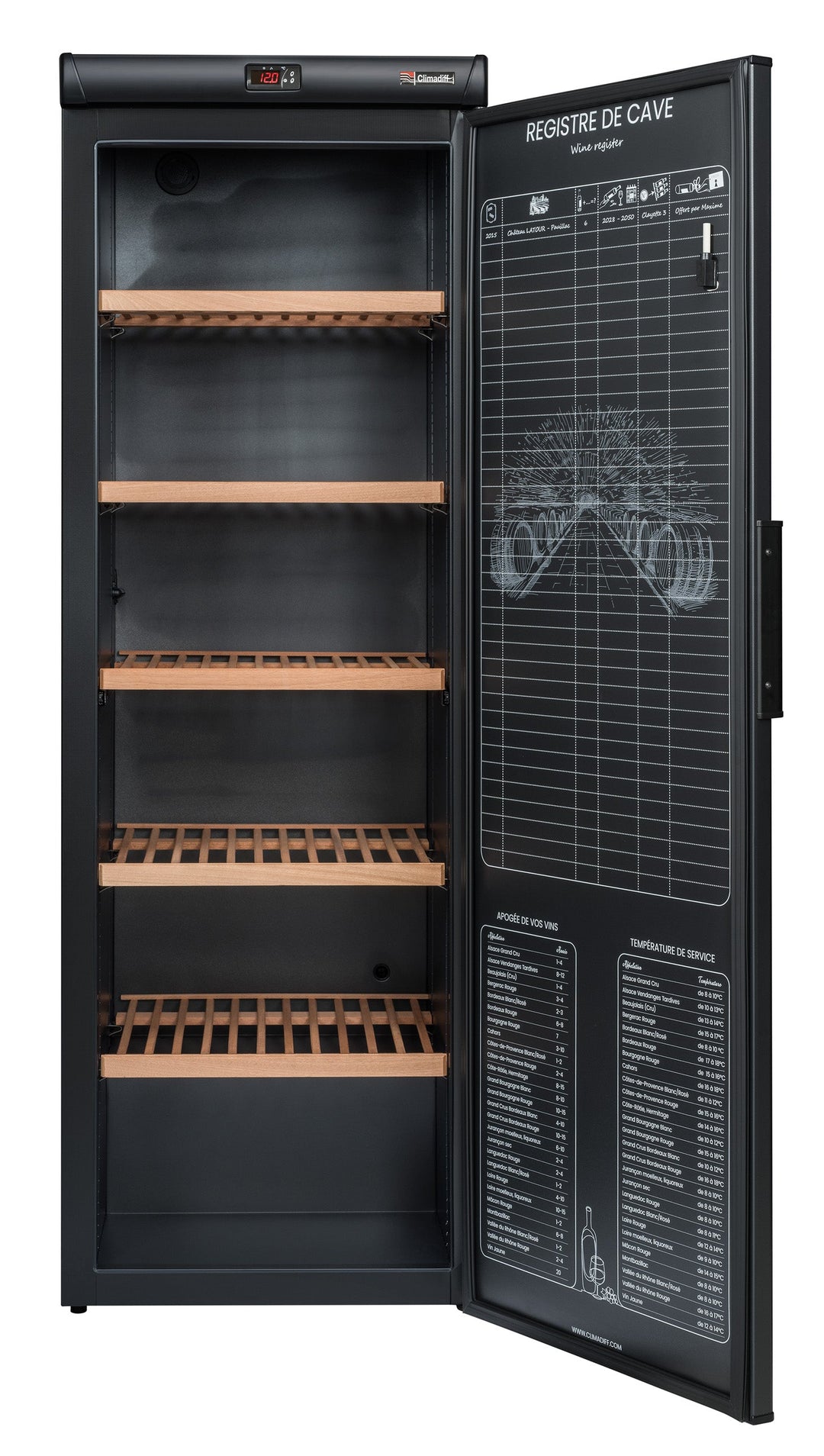 Climadiff - 264 Bottle Ageing Wine Cabinet RESERVE 275