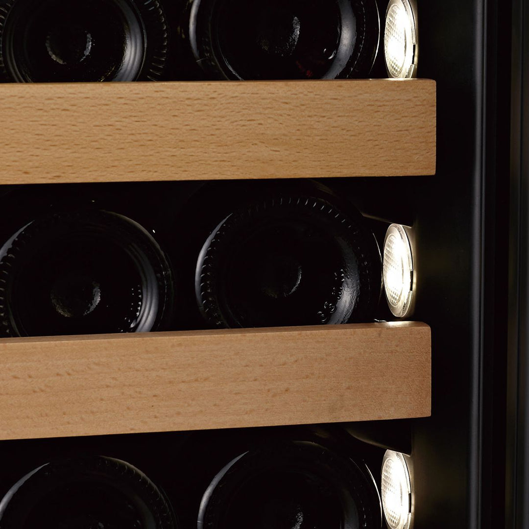 SWISSCAVE Premium - 600mm Dual Zone - 40 Bottle - Freestanding / Built in Wine Cooler - WLB-160DF