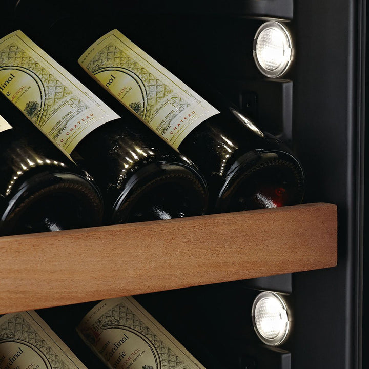 SWISSCAVE Premium - 600mm - 140 Bottle - Freestanding / Built in Wine Cooler - WLB460FLD-MIX