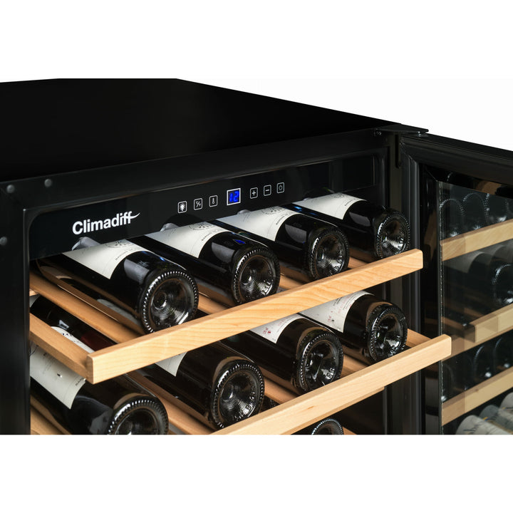 Climadiff - 600mm - 51 Bottle - Built In Undercounter Wine Fridge - CBU51S2B