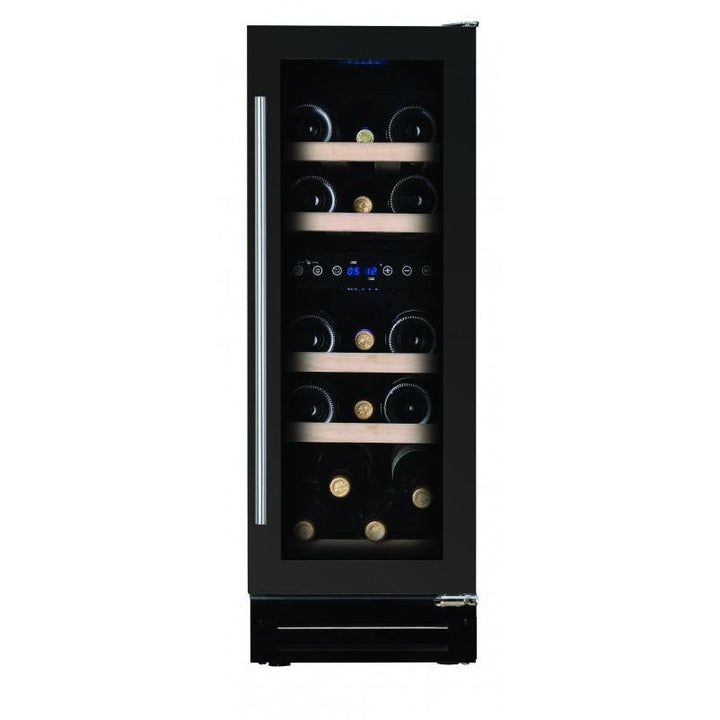 Dunavox FLOW-17 - 300mm Dual Zone - 17 Bottle - Built In / Freestanding Wine Cooler - DAUF-17.58DB