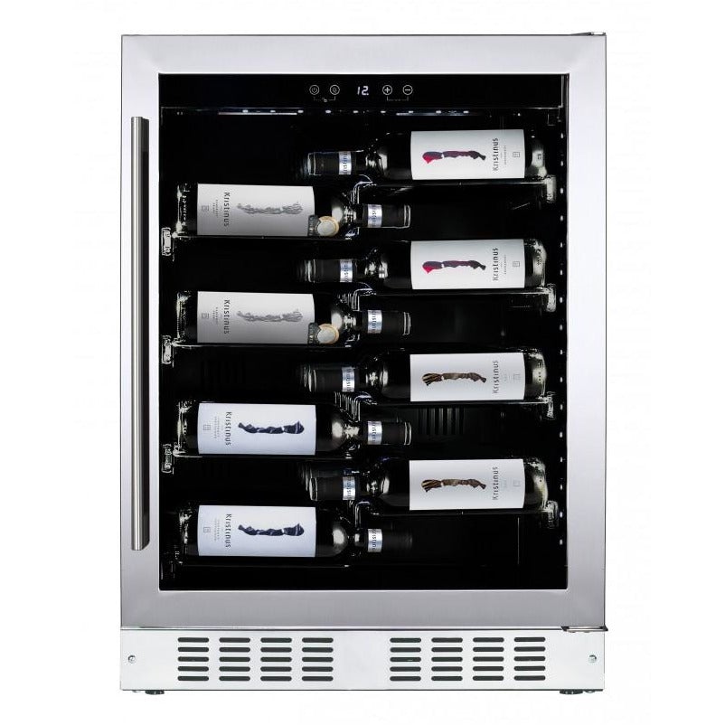 Dunavox - 600mm Built In Single Zone Wine Cooler DAU-40.138SS Elite Wine Refrigeration