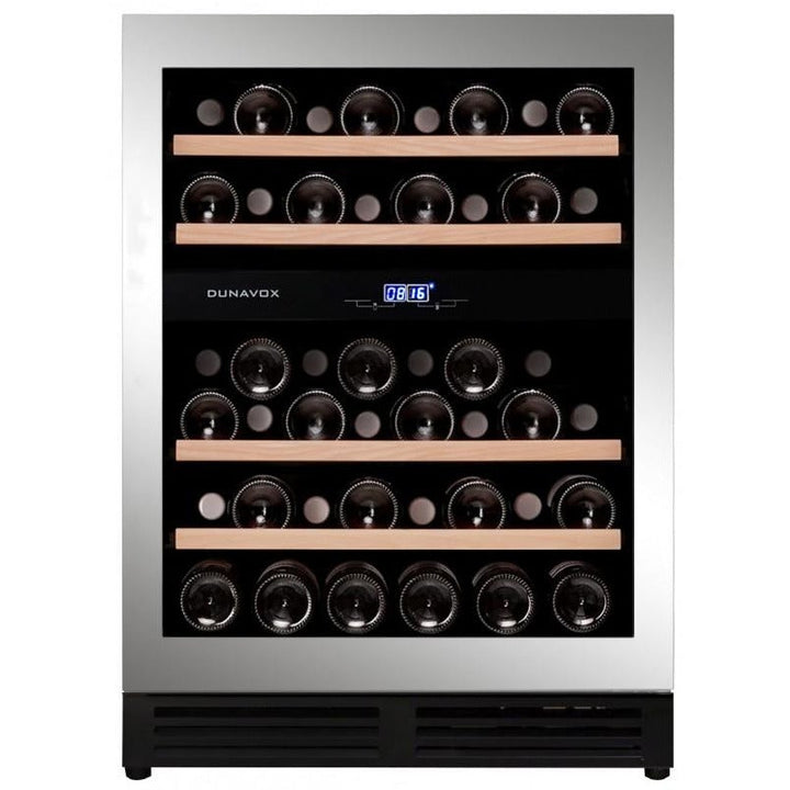 Dunavox - 600mm Handle-less Built in Wine Cooler DAU-45.125DSS.TO Elite Wine Refrigeration