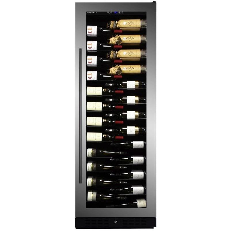 Dunavox - 143 bottle Built In Single Zone Tall Wine Cooler DX-143.468SS Elite Wine Refrigeration