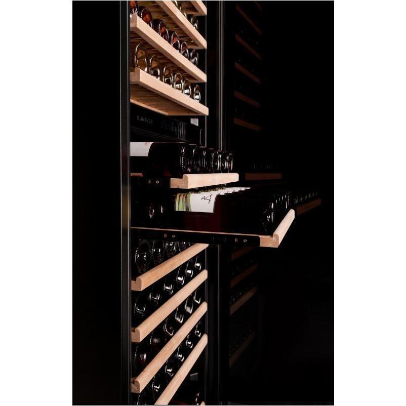 Dunavox - 166 bottle Built In Dual Zone Tall Wine Cooler Stainless Steel DX-166.428SDSK Elite Wine Refrigeration