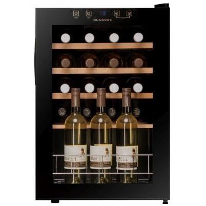 Dunavox - 20 bottle Mini Freestanding Wine Cabinet DX-20.62KF Elite Wine Refrigeration