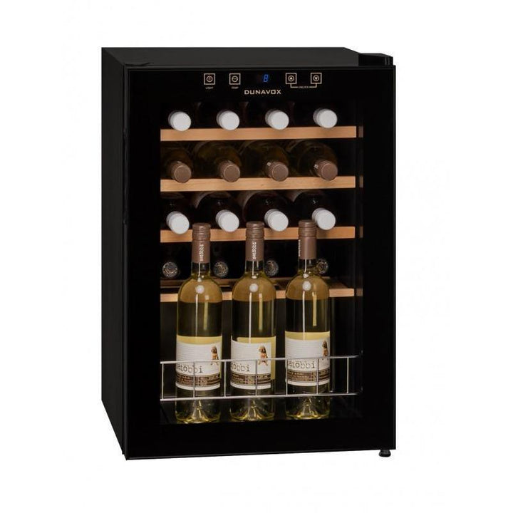 Dunavox - 20 bottle Mini Freestanding Wine Cabinet DX-20.62KF Elite Wine Refrigeration