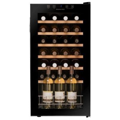 Dunavox - 28 bottle Freestanding Wine Cabinet DX-28.88KF Elite Wine Refrigeration