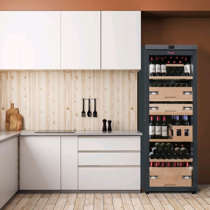 La Sommeliere - 329 Bottles Freestanding Multi Zone Wine Cabinet VIP330V