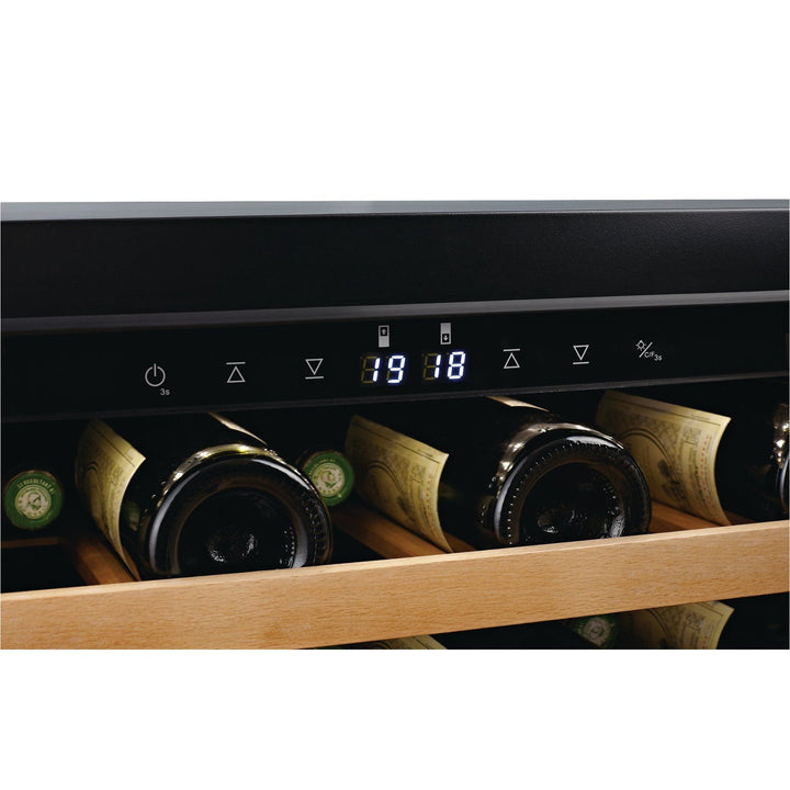 SWISSCAVE Premium - 600mm Dual Zone - 40 Bottle - Freestanding / Built in Wine Cooler - WLB-160DF