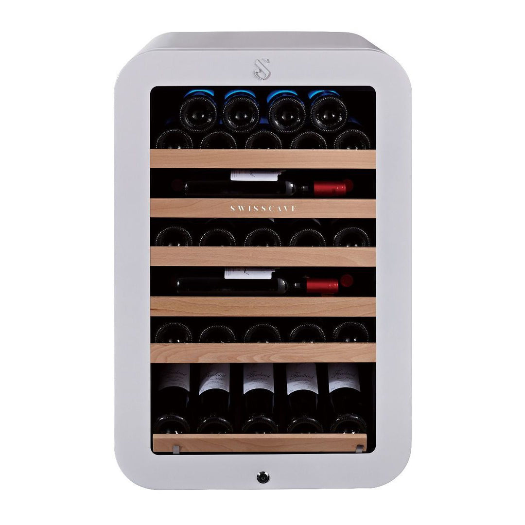 SWISSCAVE - 35 Bottle Single Temperature Zone Wine Cooler - WL120F