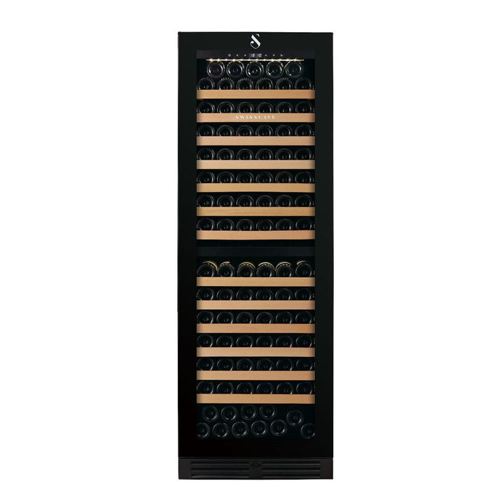 SWISSCAVE Premium - 600mm Dual Zone - 152 Bottle - Freestanding / Built in Wine Cooler - WLB-460DF-MIX