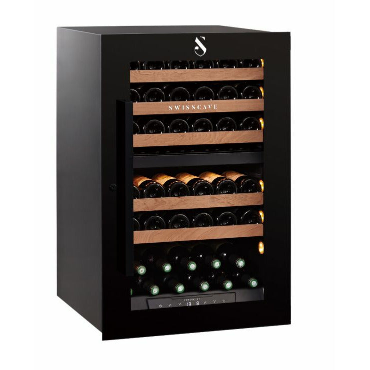 SWISSCAVE - Premium Edition Integrated Dual Zone Wine Cooler WLI-160DF